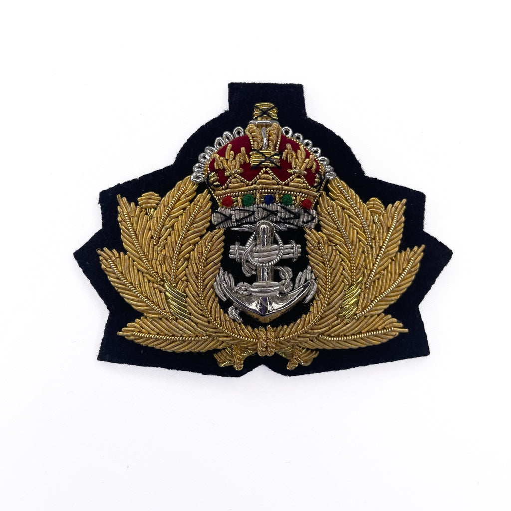 Royal Navy Officers Beret Badge - Black (4334454112328)