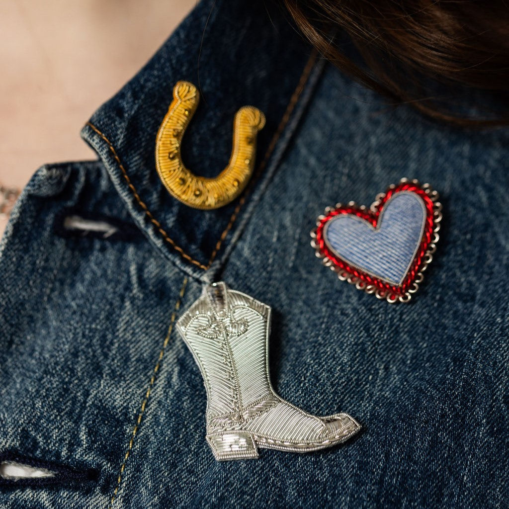 The Cowboy Boot Brooch (8274962940163)