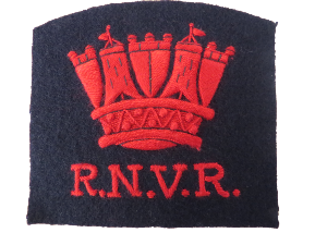 ROYAL NAVY VOLUNTEER RESERVE BLAZER BADGE (RED SILK) (4334369407048)