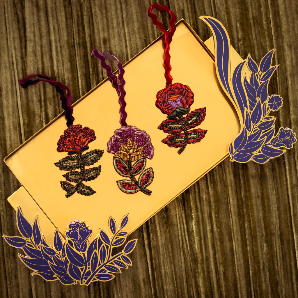 Set of Ophelia Flower Hanging Decorations (8158880760067)