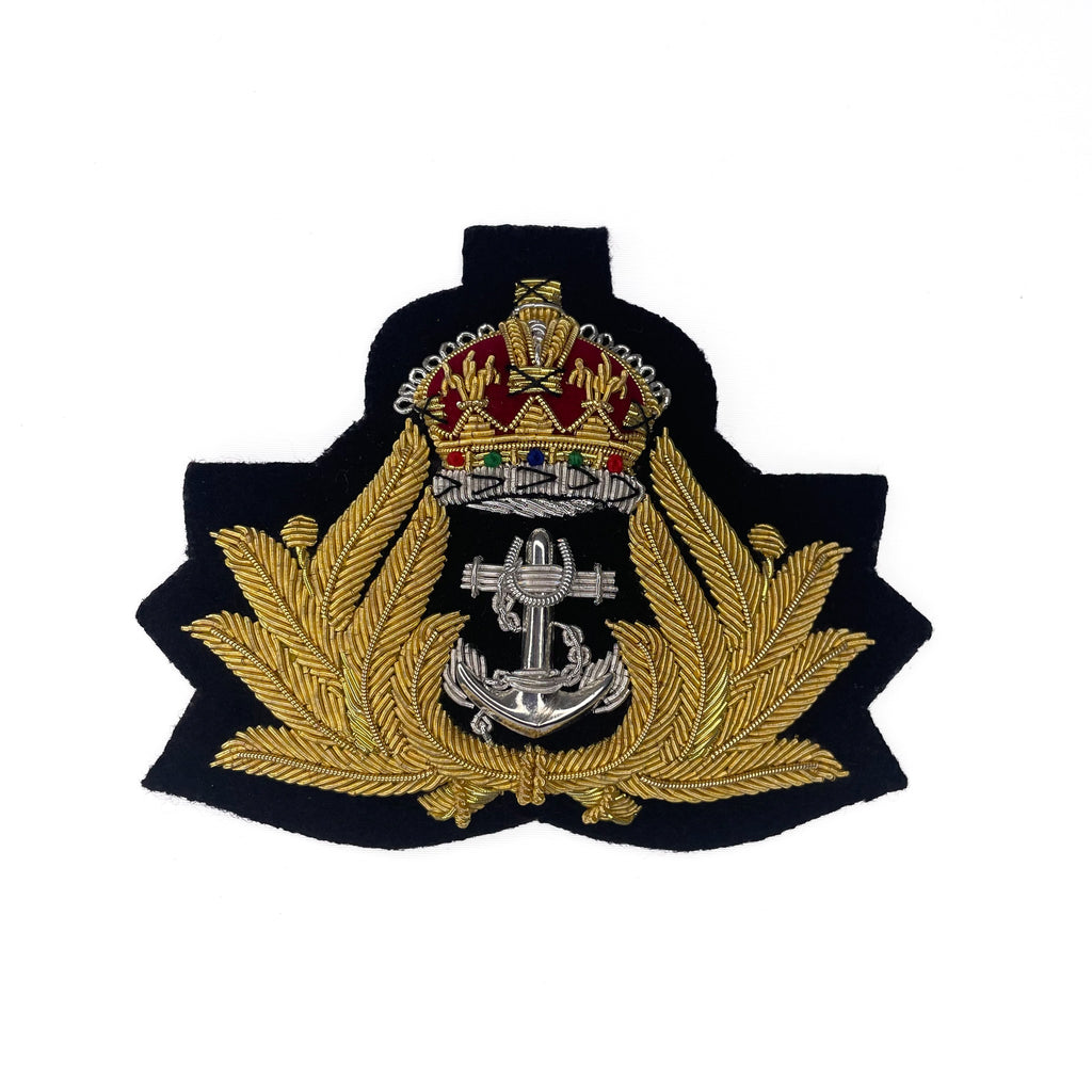 Royal Navy Cap Badge with King's Crown (4334369898568)