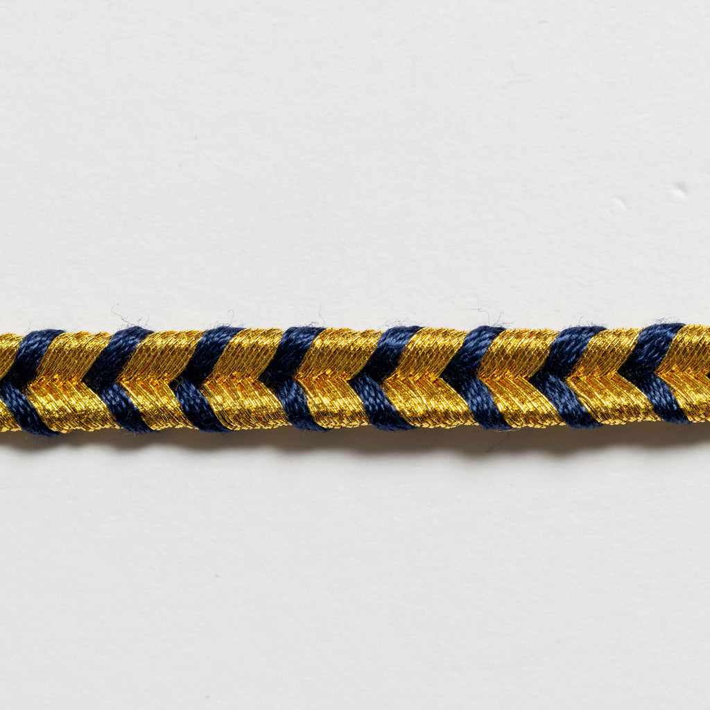 Wessex Yeomanry Russia braid gold blue mylar 5mm (6254215200947)