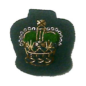 CROWN - ARM 3/4" ROYAL GREEN JACKETS ON RIFLE GREEN (4334360690760)