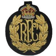ROYAL FLYING CORPS BLAZER BADGE WITH KING'S CROWN (4334376222792)