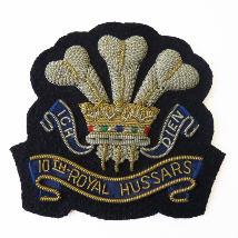10th Royal Hussars Blazer Badge (4344175198280)