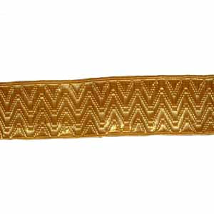 Artillery Lace - Gold Orris 1 Inch (4344142954568)