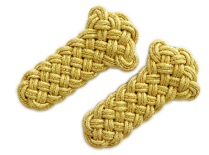 Generals Lord LT Gold Twist Shoulder Cords (4334499496008)