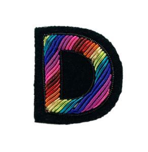 Rainbow Letter Pin Badge (4380444328008)