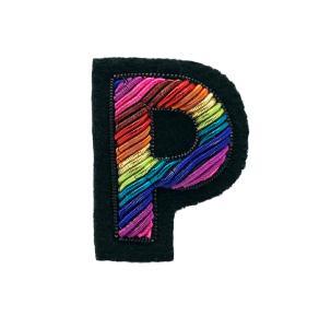 Rainbow Letter Pin Badge (4380444328008)