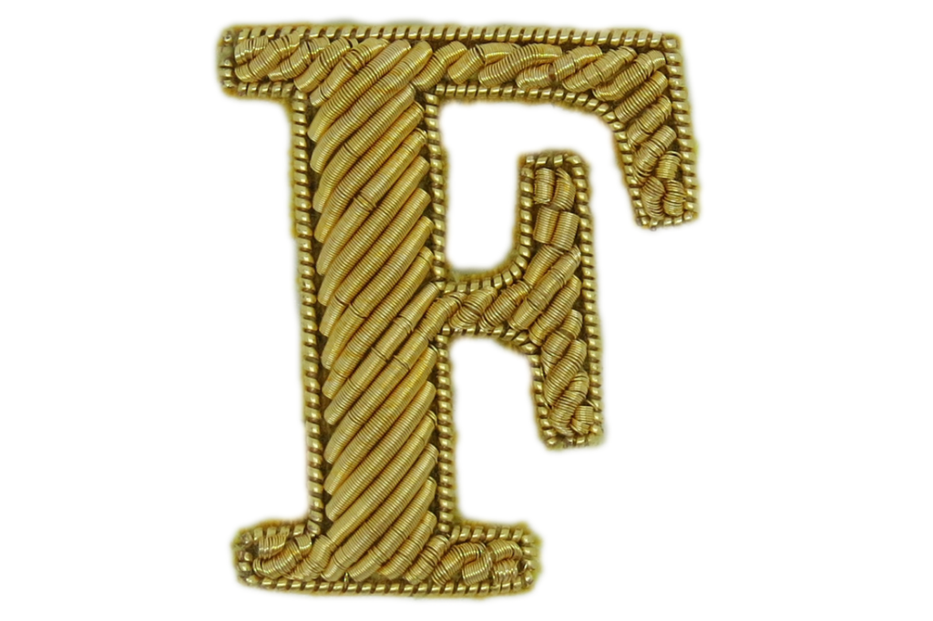 Serif Gold Embroidered Letters (4382370365512)