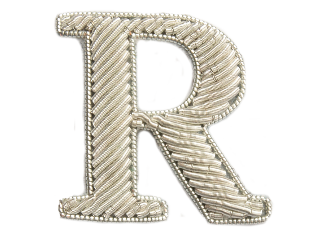 Silver Goldwork Initial Letter (6695712653491)