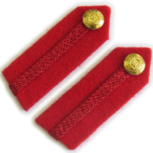 Staff Service Dress Gorgets Scarlet (4334494285896)