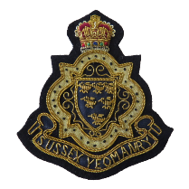 SUSSEX YEOMANRY Regiment BLAZER BADGE (4334347944008)