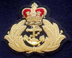 Victorian Royal Naval Cap Badge / Kings Crown (4344139907144)